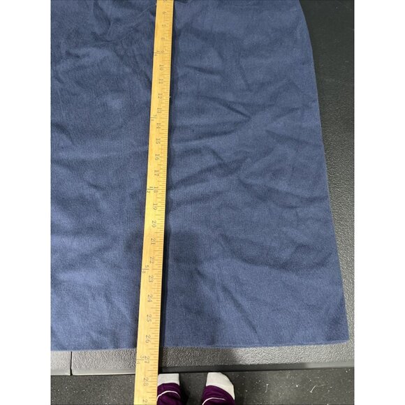 Tommy Hilfiger Midi Skirt Womens XL Navy Knit Pull On Casual Nautical Preppy - Picture 10 of 10